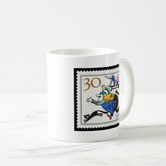 魔法テーブル、ロバとスティック30 DDR コーヒーマグカップ (正面右)
