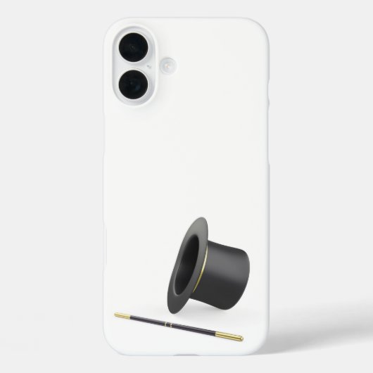 魔法トップハットと魔法杖 Case-Mate iPhoneケース (裏面)