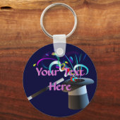 魔法トップハットキーチェーン キーホルダー (正面)