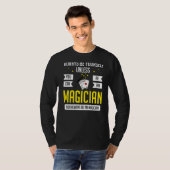 魔法トリックマジシャンカードボックス Tシャツ (正面フル)