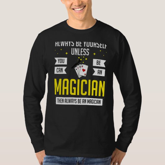 魔法トリックマジシャンカードボックス Tシャツ (正面)