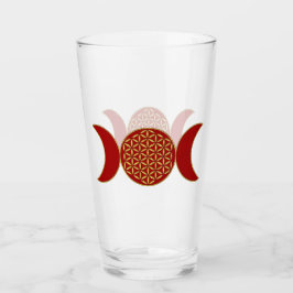 魔法トリプルムーン – スピリットフラワー・オブ・ライフ1フード付きスウェットシャツ タンブラーグラス