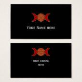 魔法トリプルムーン – スピリットフラワー・オブ・ライフ1 (正面&裏面)