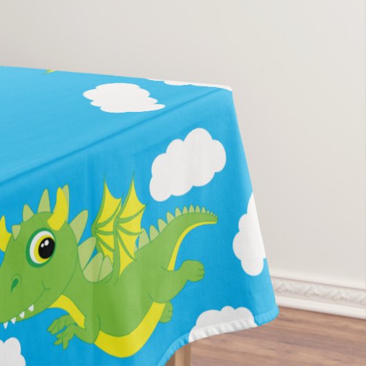 魔法ドラゴンキュート最初の誕生日テーブルクロス テーブルクロス (インサイチュ)