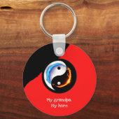 魔法ドラゴンファンタジーアート キーホルダー (正面)