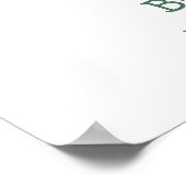 魔法ドラゴンマウンテンボーイベビーシャワーウェルカム ポスター (角)