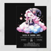 魔法ドリーミーウィザード誕生日 招待状 (正面/裏面)