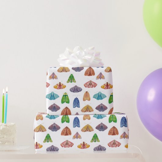 魔法ナイトモスパターン。神秘的な蝶 ラッピングペーパー (パーティーギフト)