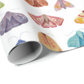 魔法ナイトモスパターン。神秘的な蝶 ラッピングペーパー (ロールコーナー)