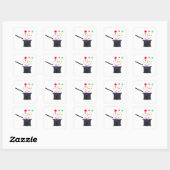 魔法ハットアンドワンド スクエアシール (シート)