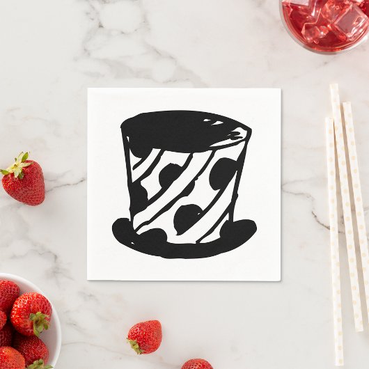 魔法ハット紙ナプキンス スタンダードカクテルナプキン