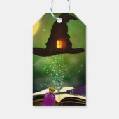 魔法ハット&マジカルスペルブックお洒落パーティー ギフトタグ (裏面)