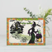 魔法ハロウィーンウィッチ 招待状 (スタンド正面)