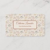 魔法ハンズインアイズインパステルQRコード 名刺 (正面)