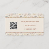 魔法ハンズインアイズインパステルQRコード 名刺 (裏面)