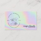 魔法ハンズマッサージセラピスト密教ビジネスCA 名刺 (正面)