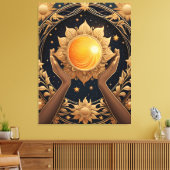 魔法ハンズ絵画タロット キャンバスプリント (インサイチュ (リビング))