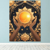 魔法ハンズ絵画タロット キャンバスプリント (インサイチュ (ウッドフロア))