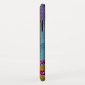 魔法バタフライ、青色金ゴールドイエローピンクフローラ旋回 Case-Mate iPhoneケース (裏面/右)