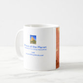 魔法バックマグ自然アート美しい コーヒーマグカップ (正面左)