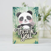 魔法バンブーパンダ サンキューカード (スタンド正面)