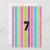 魔法バースデーパーティーガールマジシャン 招待状 (裏面)