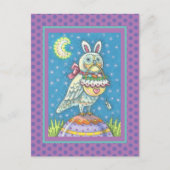 魔法バームフクロウ&イースターバスケットホリディポストカード ポストカード (正面)