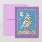 魔法バームフクロウ&イースターバスケットホリディポストカード ポストカード (正面/裏面)