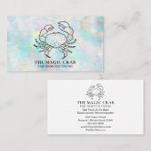 *~*魔法パステルカニ素晴らしダイニングバイザシー 名刺 (正面/裏面)