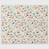 魔法パターン ラッピングペーパー (フラット)