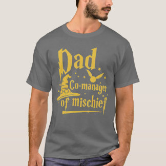 魔法パパ ミスチーフのマネージャー バースデー ファミリー マ Tシャツ