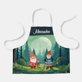 魔法パーソナライズされたのゴブリン・ガーデン・ボーイ・キッズ エプロン