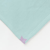 魔法パーソナライズされたのユニコーンフリースブランケット フリースブランケット (角)