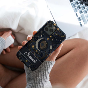 魔法パーソナライズされたの天の月と星 iPhone 12ケース