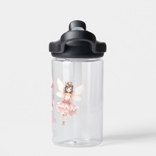 魔法パーソナライズされたの妖精フローラガーデンピクシー ウォーターボトル (背面)