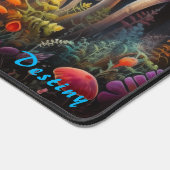 魔法パーソナライズされたマッシュルーム森林机マット デスクマット (コーナー)