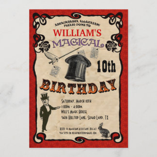 魔法パーティの招待状 招待状