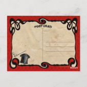 魔法パーティー有償はがき ポストカード (裏面)