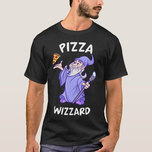 魔法ピザのスライス Tシャツ (正面)