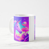 魔法ピンクユニコーン コーヒーマグカップ (正面左)