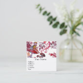 魔法ファンタジーモノグラムのフローラ小胞 スクエア名刺 (スタンド正面)