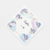 魔法ファンタジーユニコーン子供の誕生日 スタンダードランチョンナプキン (角)