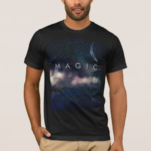 魔法ファンタジー天文学クレセント雲 Tシャツ