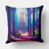 魔法ファンタジー林 クッション (裏面)