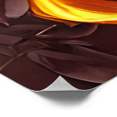 魔法ファンタジー美しい顔花火災 ポスター (角)