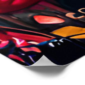 魔法ファンタジー美しい顔花 ポスター (角)