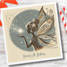 魔法フェアリーのシルエット子供の誕生日