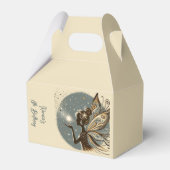 魔法フェアリーのシルエット子供の誕生日 フェイバーボックス (正面サイド)