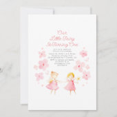 魔法フェアリー誕生日招待状 招待状 (正面)