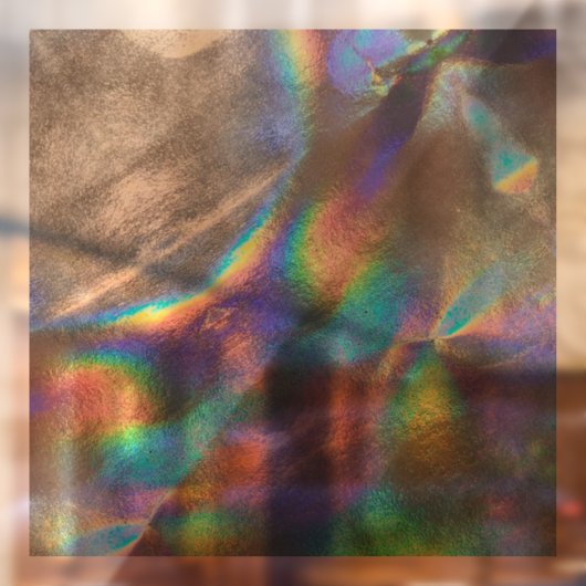 魔法フェイクのホログラフィックレインボーウィンドウ ウィンドウサイン (シート2)